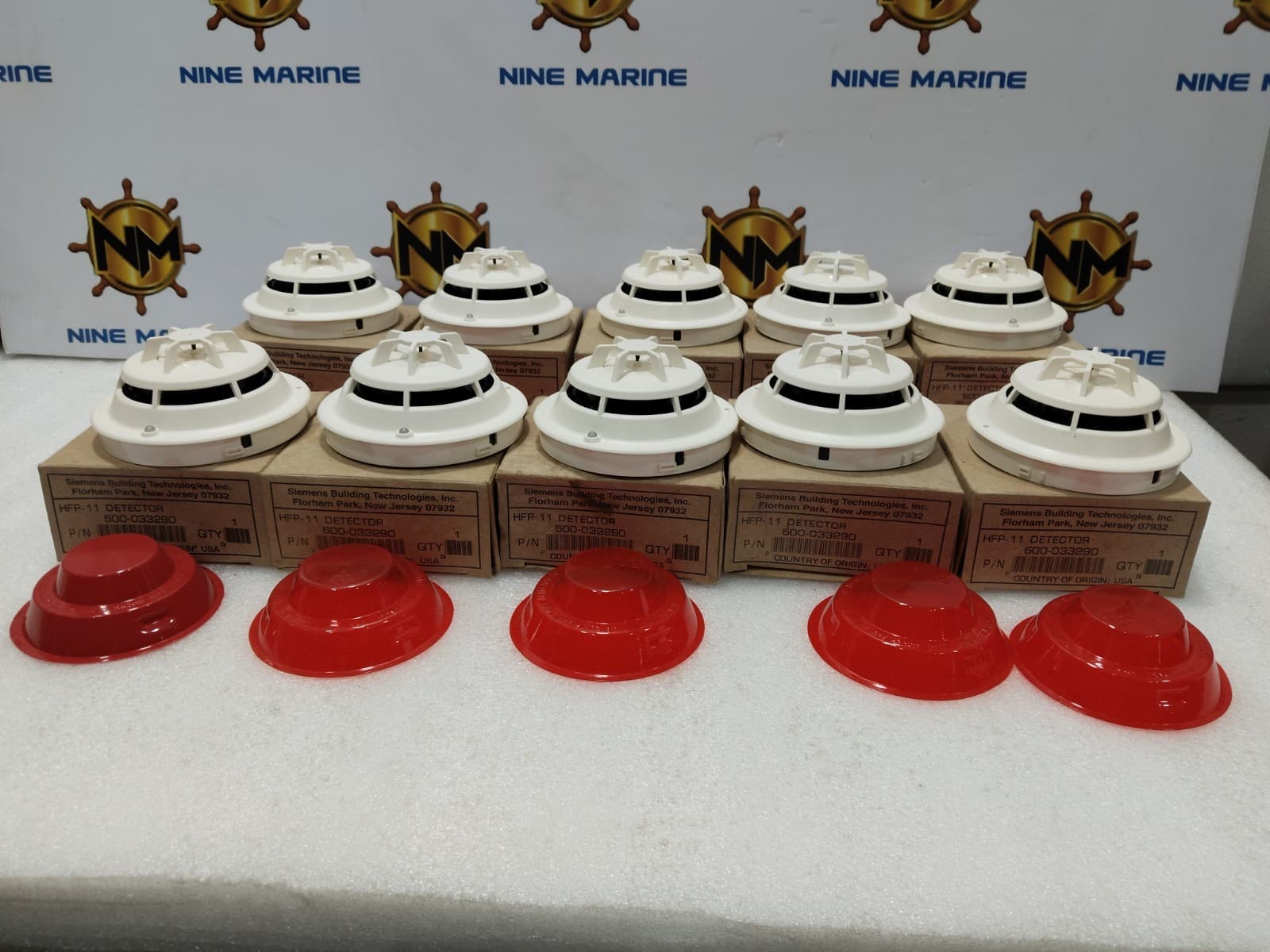 LOT OF 10 SIEMENS HFP-11 FIRE ALARM SMOKE HEAT DETECTOR #NEW (USA MADE) 4