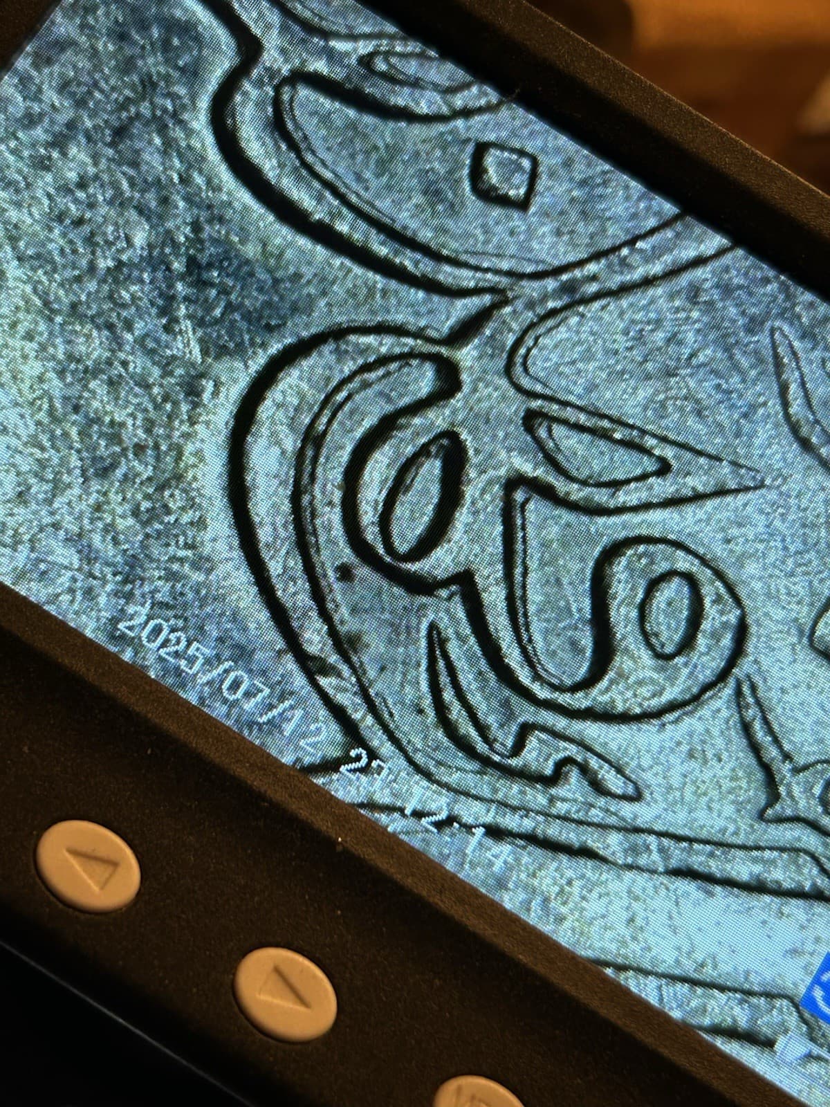 Saudi Arabia 1987 10 Halalas Coin Rare Double Die AU Condition! Multiple Errors 5