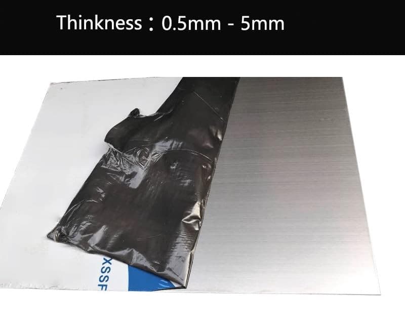 304 Stainless Steel Sheets 2pcs 304S Stainless Plates 0.08" x 4" x 4" Thickne... 2