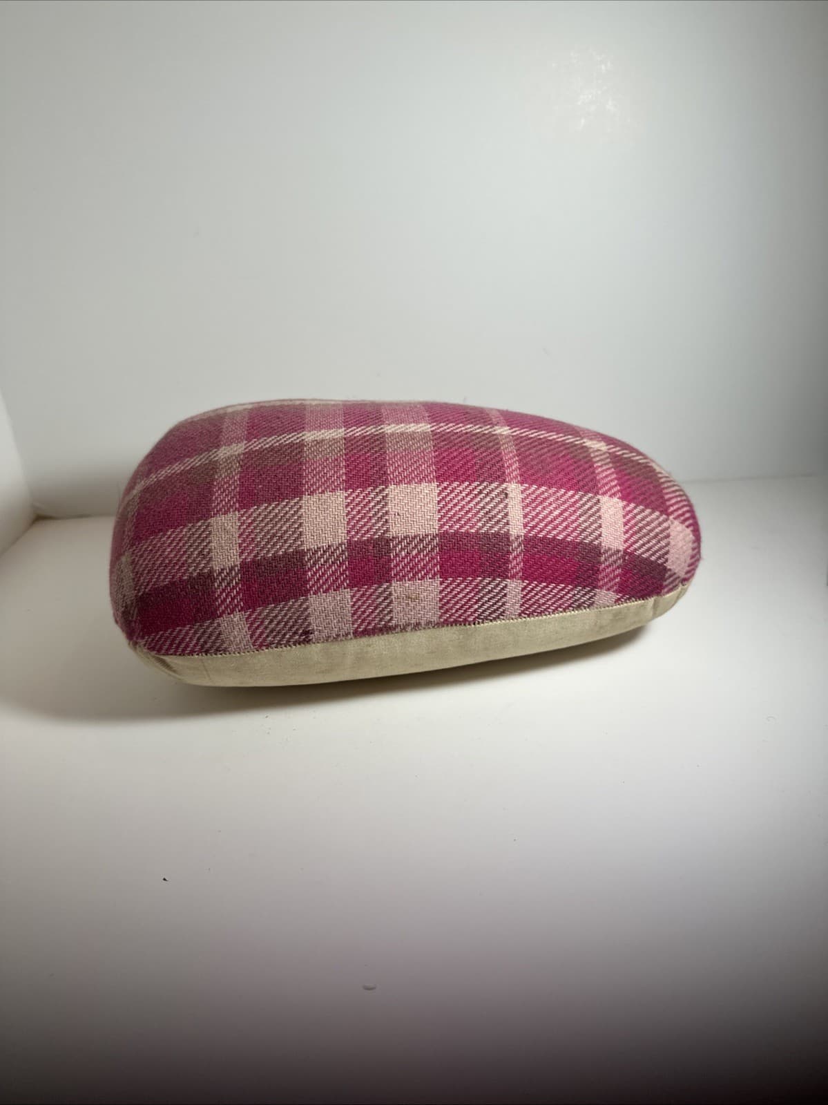 Vintage Singer Tailor's Ham Plaid Pressing Dressmaking Ironing Shaping Sewing