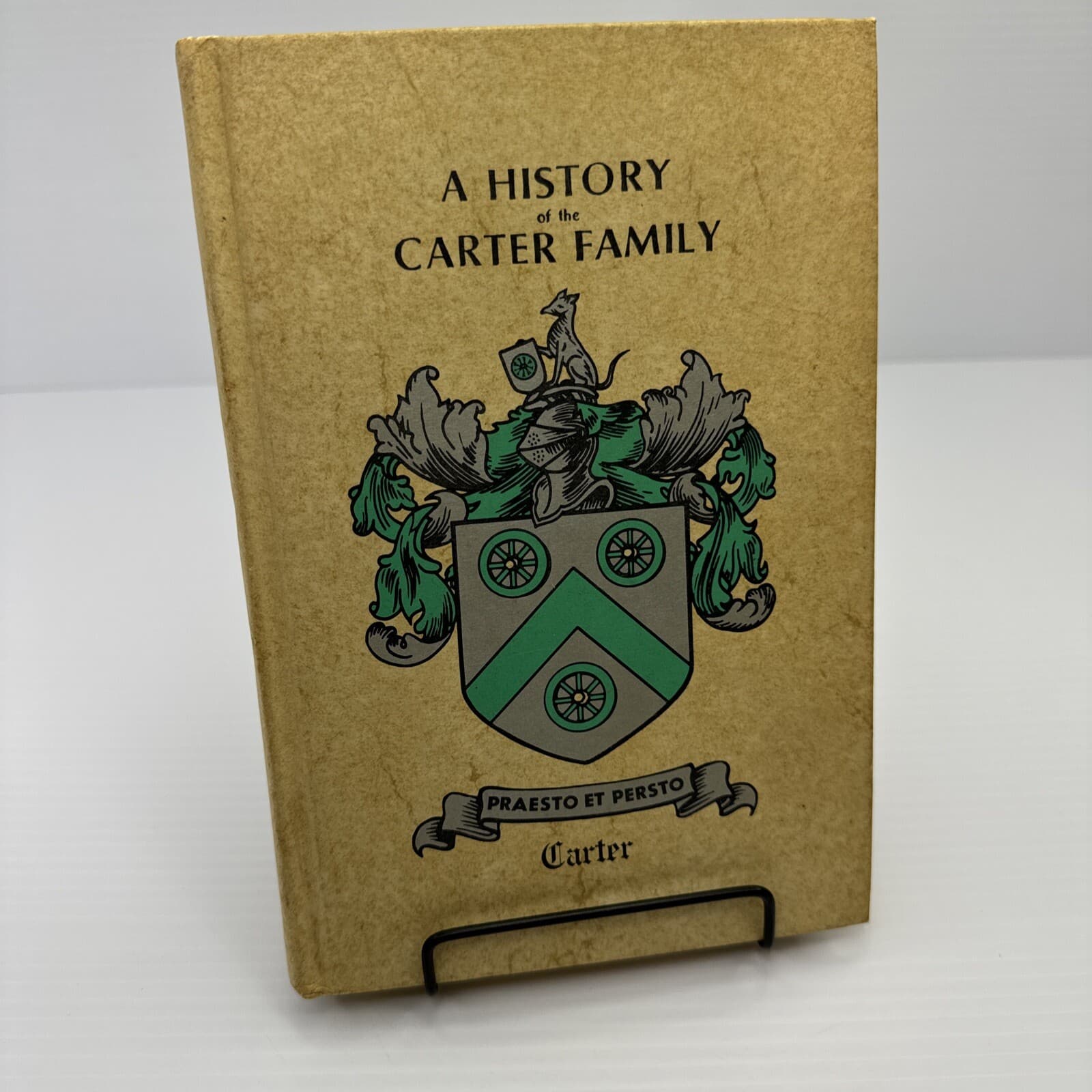 A History of the Carter Family 1972 HC American Genealogical Research  w/Papers 4