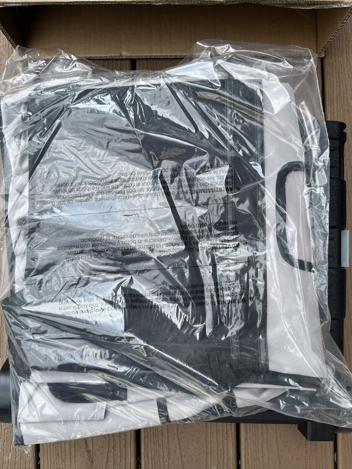 Universal Rolling Cart with Canvas Organizer Bag, Mobile Storage, Black 4