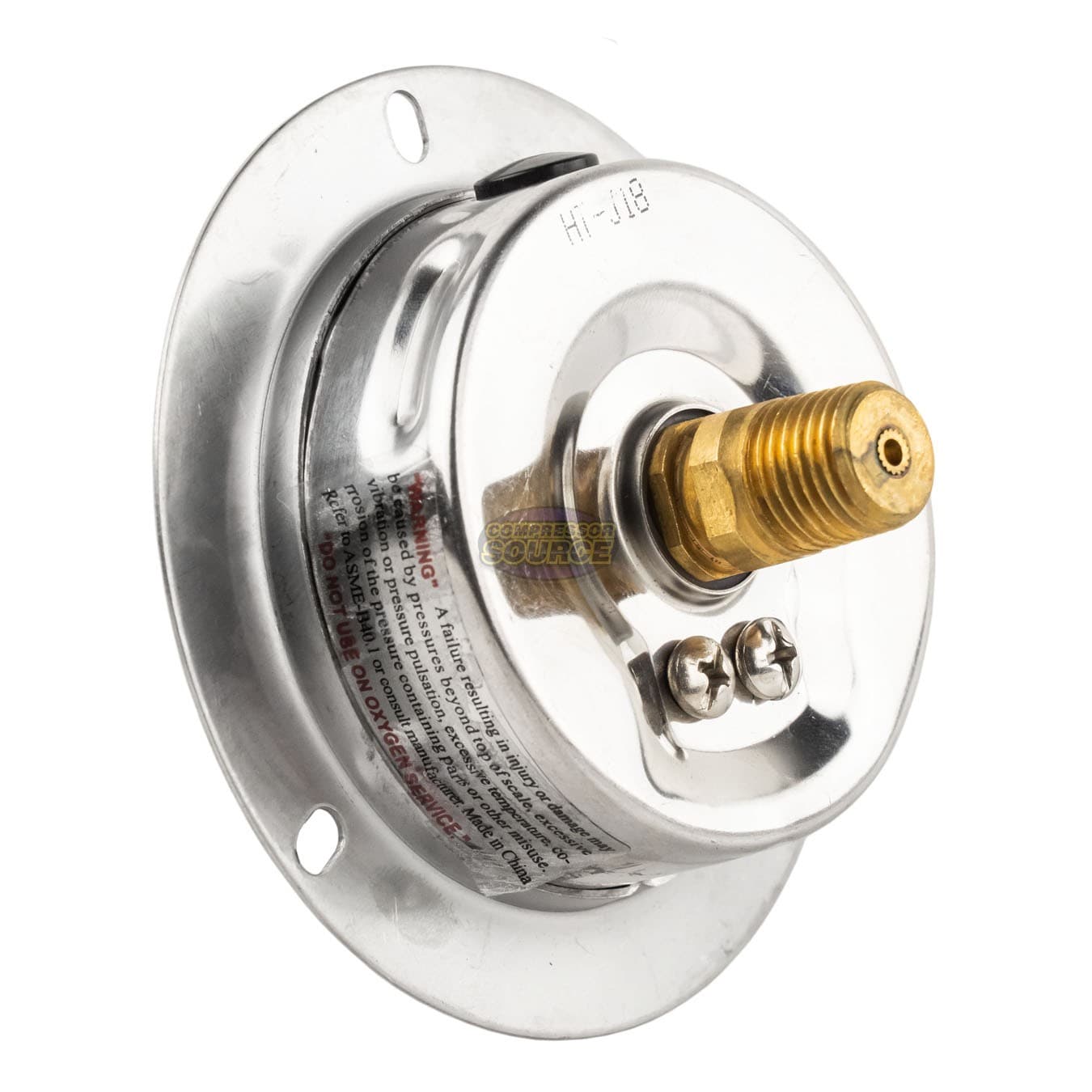 2.5" Liquid Filled Pressure Gauge 0-7500 PSI 1/4" NPT CBM Panel Flush Mount 4