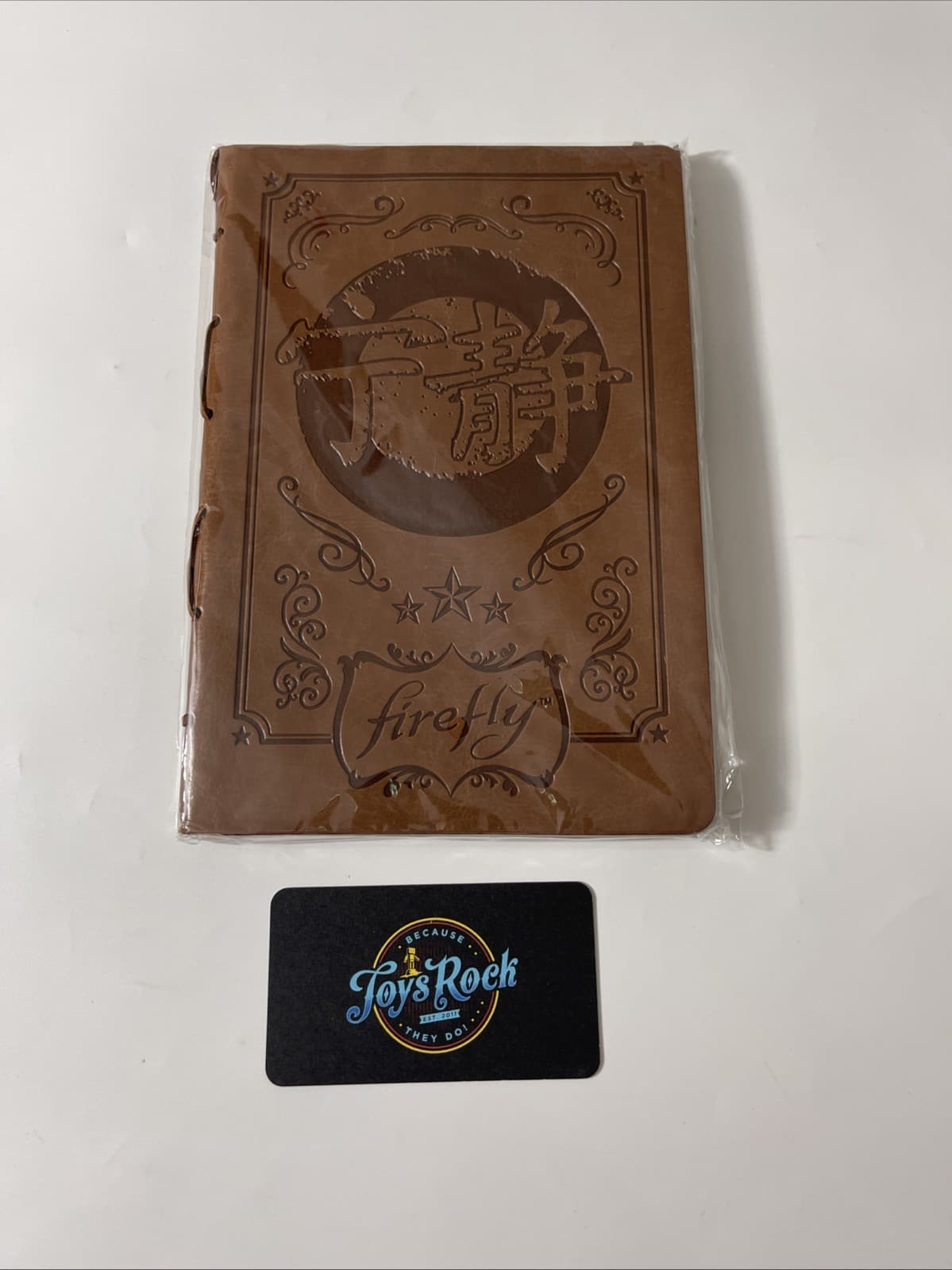 Loot Crate QMX Firefly Serenity Brown Faux Leather Blank Journal Embossed Cover 2