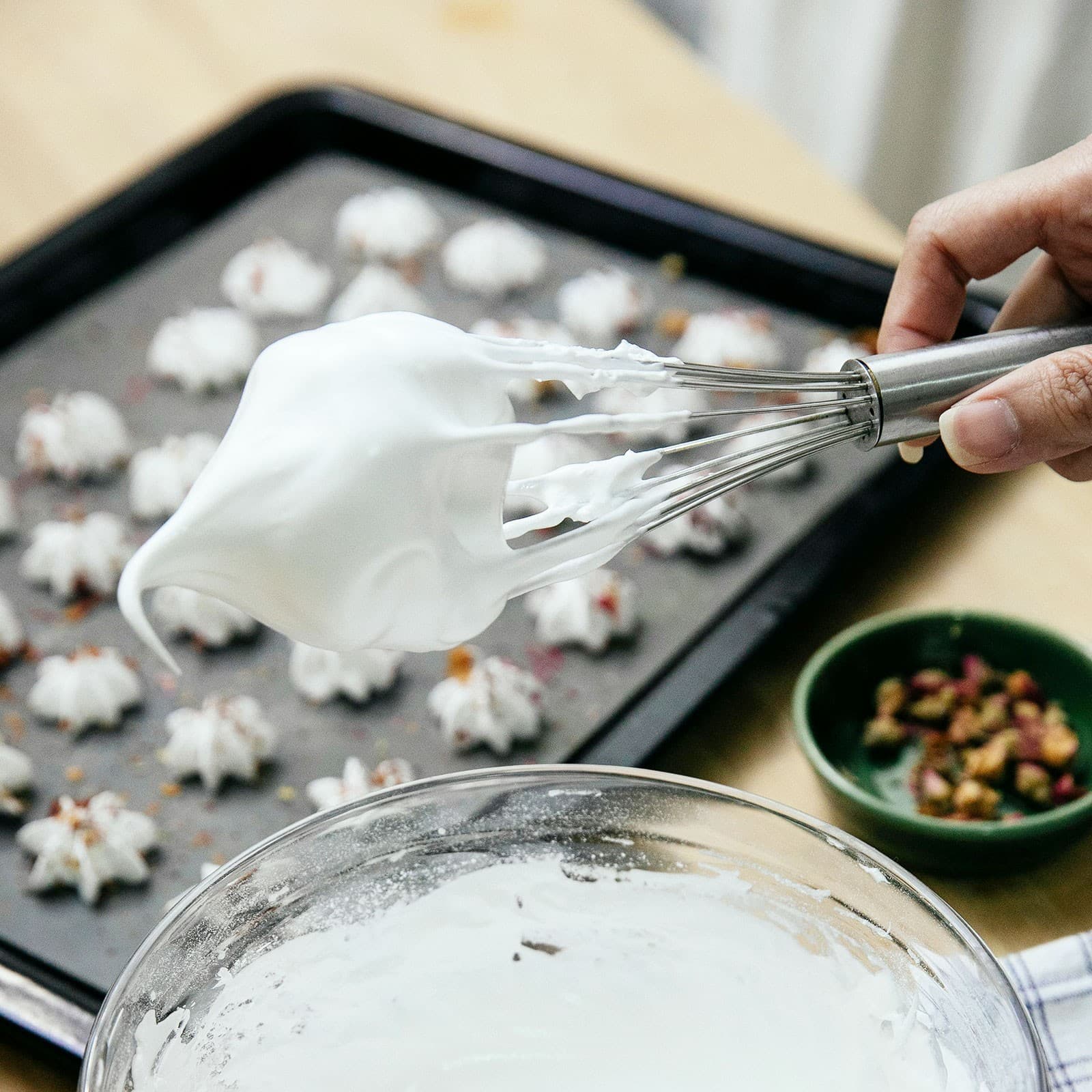 3Pcs Silicone Whisk 8" 10" 12" Kitchen Whisk Wire Whisks Beater Blue 6