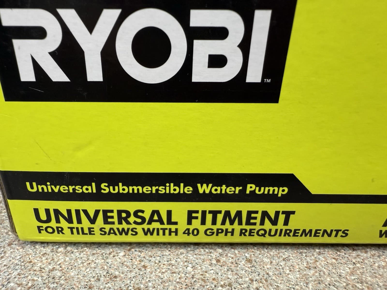 Ryobi A114UWP Universal Submersible Water Pump 40 GPH New 3