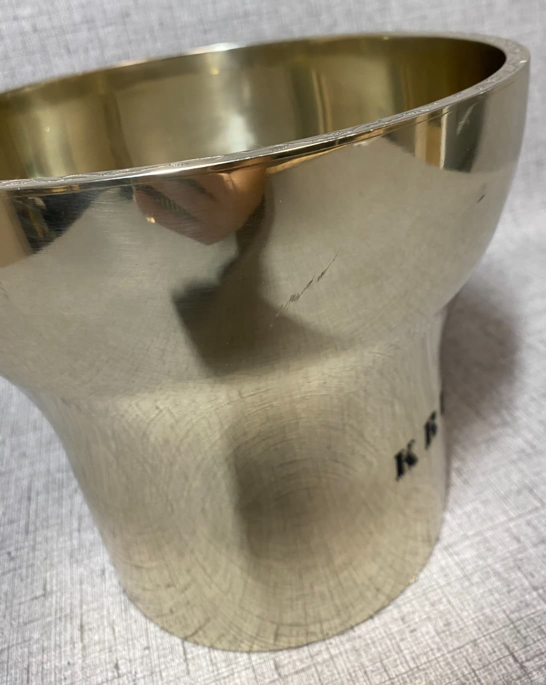 VTG 1990's KRUG Champagne Single Bottle Size Ice Bucket ORIGINAL PEWTER EUC RARE 4