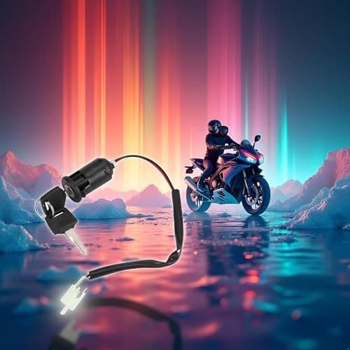 2 pcs Ignition Switch Lock and Key Set Tricycle Starter Electric Scooter  6