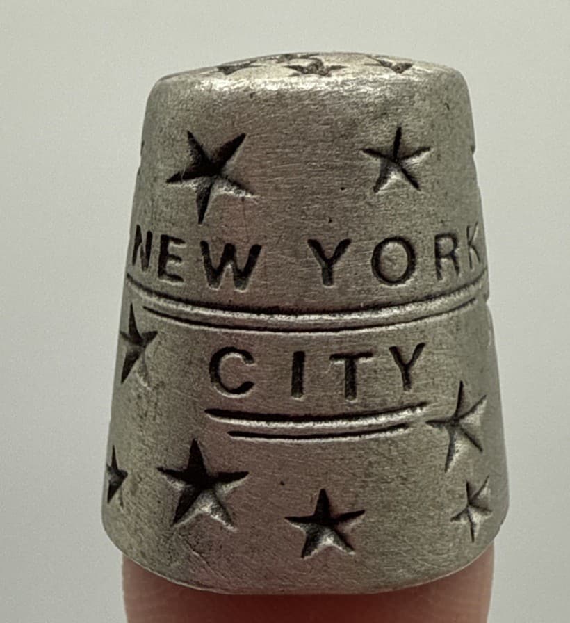 Lot Of 52 Vintage Thimbles Porcelain Wood And Metal Destination Christmas Music 4