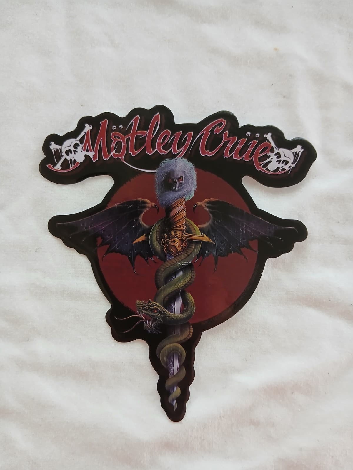 Motley Crue Dr. FeelGood Sticker/Decal New Licensed Crue 4.1/2" x 5"