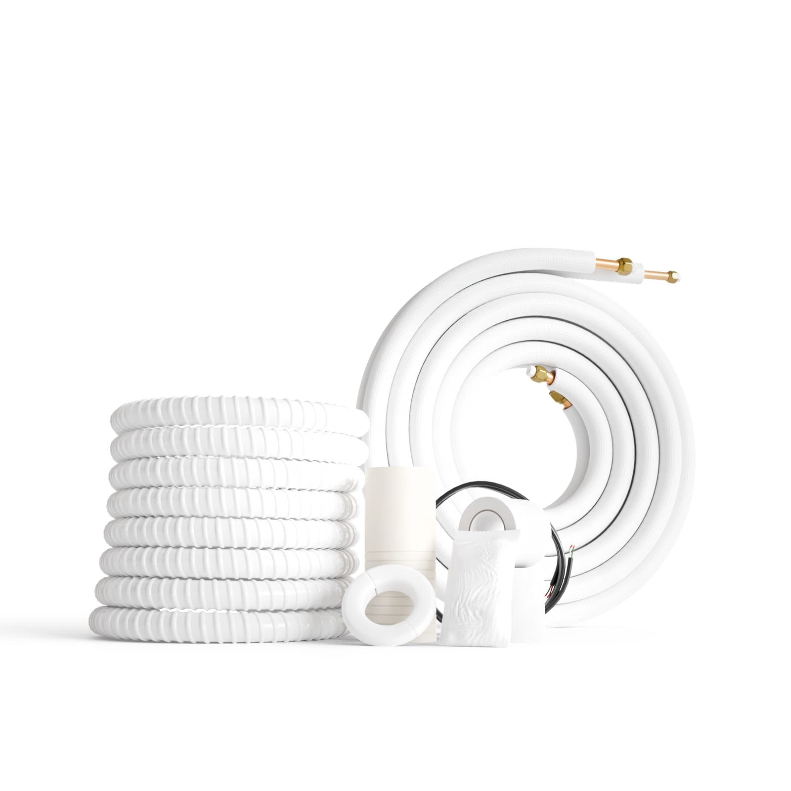 Extra Insulated Line Set 3/8"-5/8" Mini Split Kit 16ft/25ft/50ft for 24k-48k BTU 2