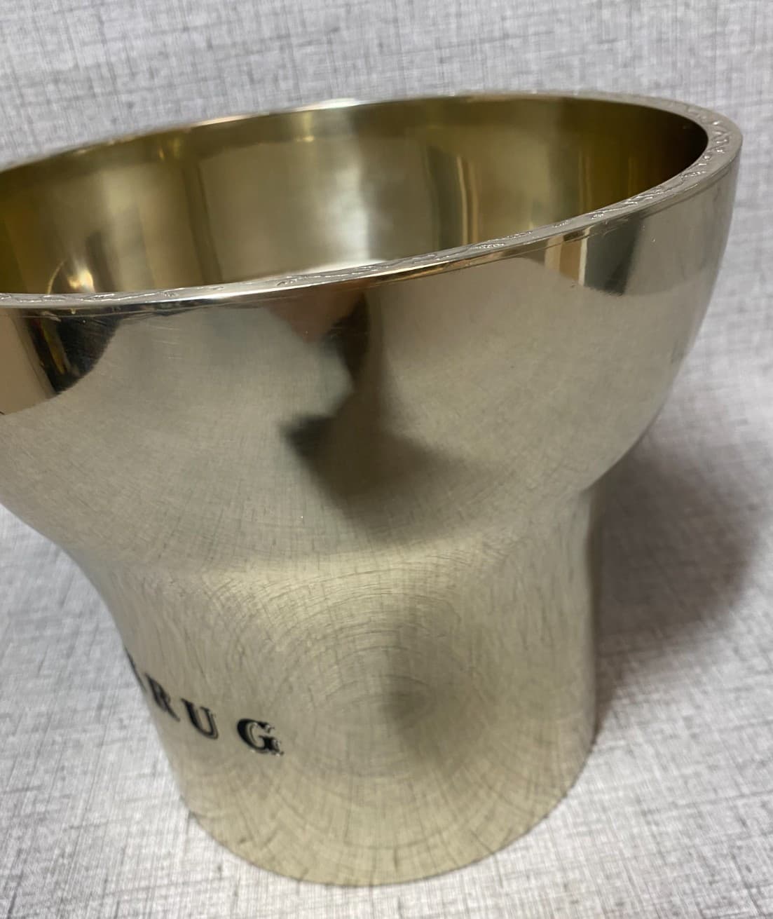VTG 1990's KRUG Champagne Single Bottle Size Ice Bucket ORIGINAL PEWTER EUC RARE 5