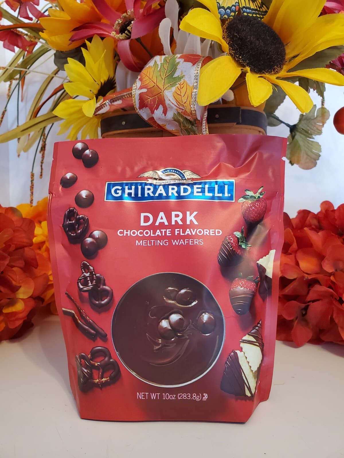 GHIRARDELLI ~ Dark Chocolate 🍫 Melting Wafers ~ 10 oz Bag ~ PLEASE READ DESC ~ 2