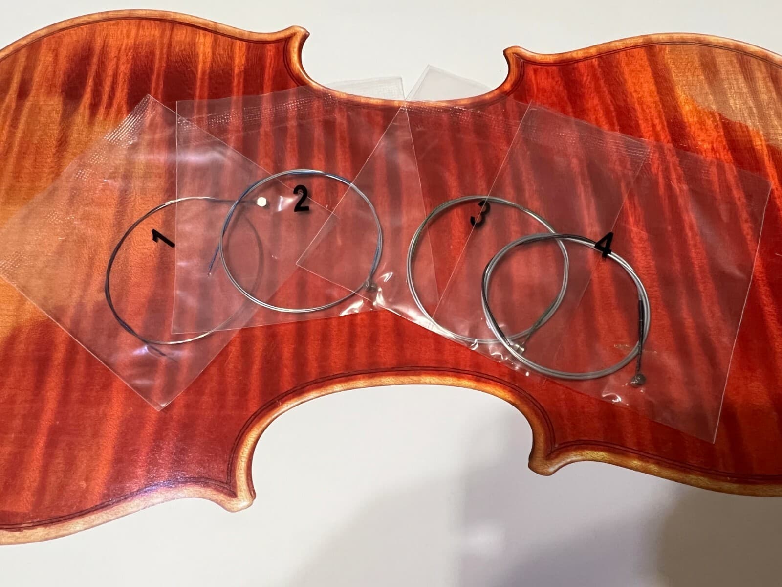 1/8 Violin Strings Set Replacement E,A,D,G Aluminum Magnesium Fiddle String 3