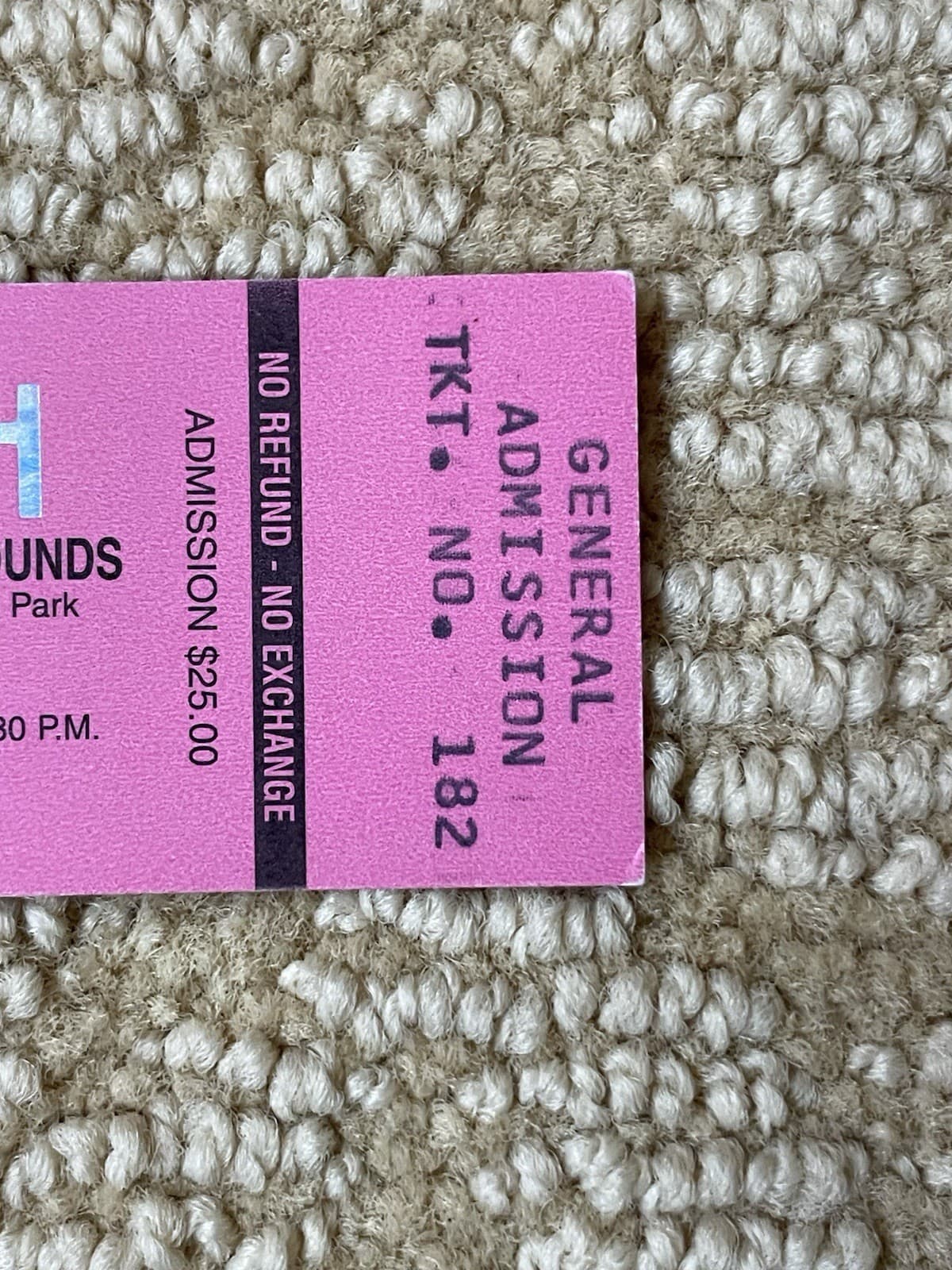 1997 Phish Jim Pollock PTBM Ticket Stub 7/30/1997 Ventura County Fairgrounds CA 4