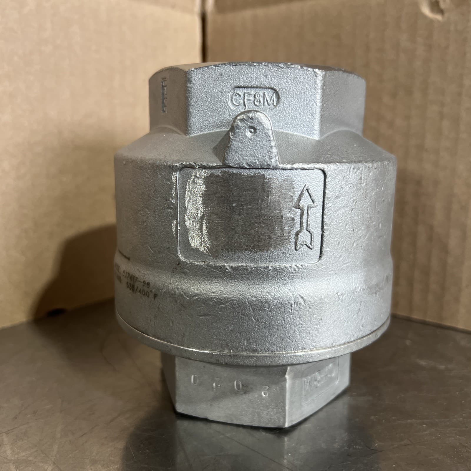 DFT-SCV 8374 STAINLESS STEEL SW CHECK VALVE 2 Inch Nos Surplus No Original Box 4