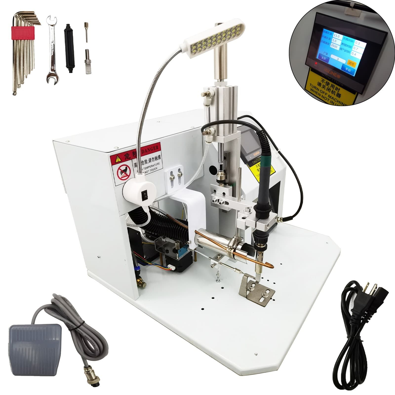 110V Intelligent Semi-automatic Foot Pedal Circuit Board Soldering Machine 160W