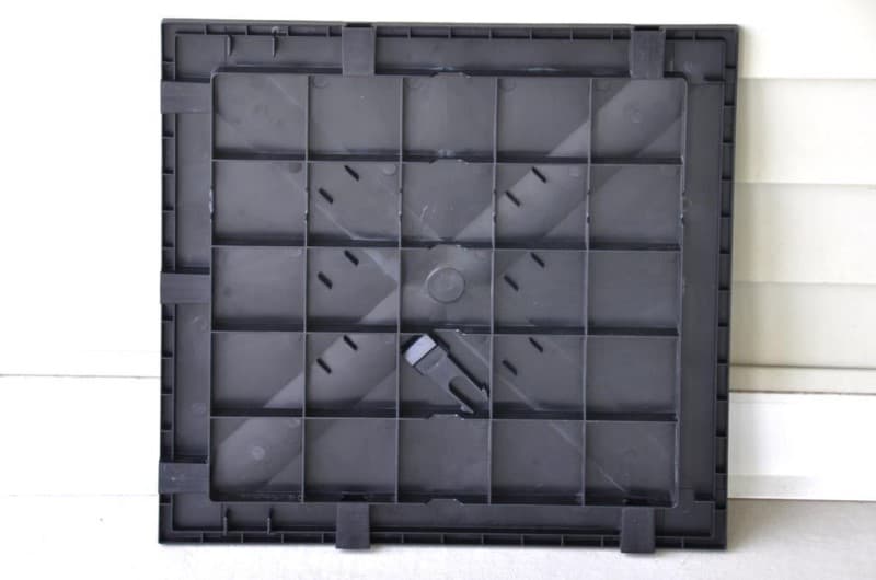 Portable Dance Floor Vinyl Tile 18x18in White Finished ABS Resin Event Party 2