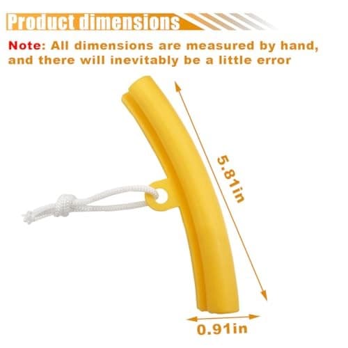 5PCS Car Tire Changing Rim Protector, Tire Changer Guard Edge Savers, Yellow 3