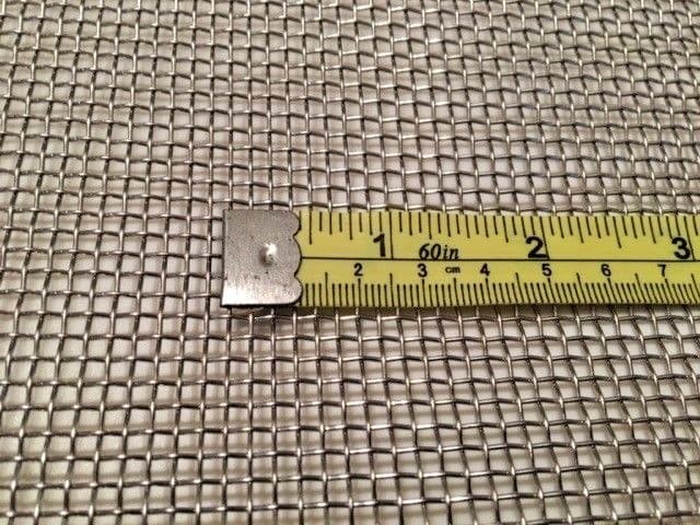Stainless Steel Wire Mesh - 304 Mesh #8 .032 Wire Cloth Screen 6"x 12" 3