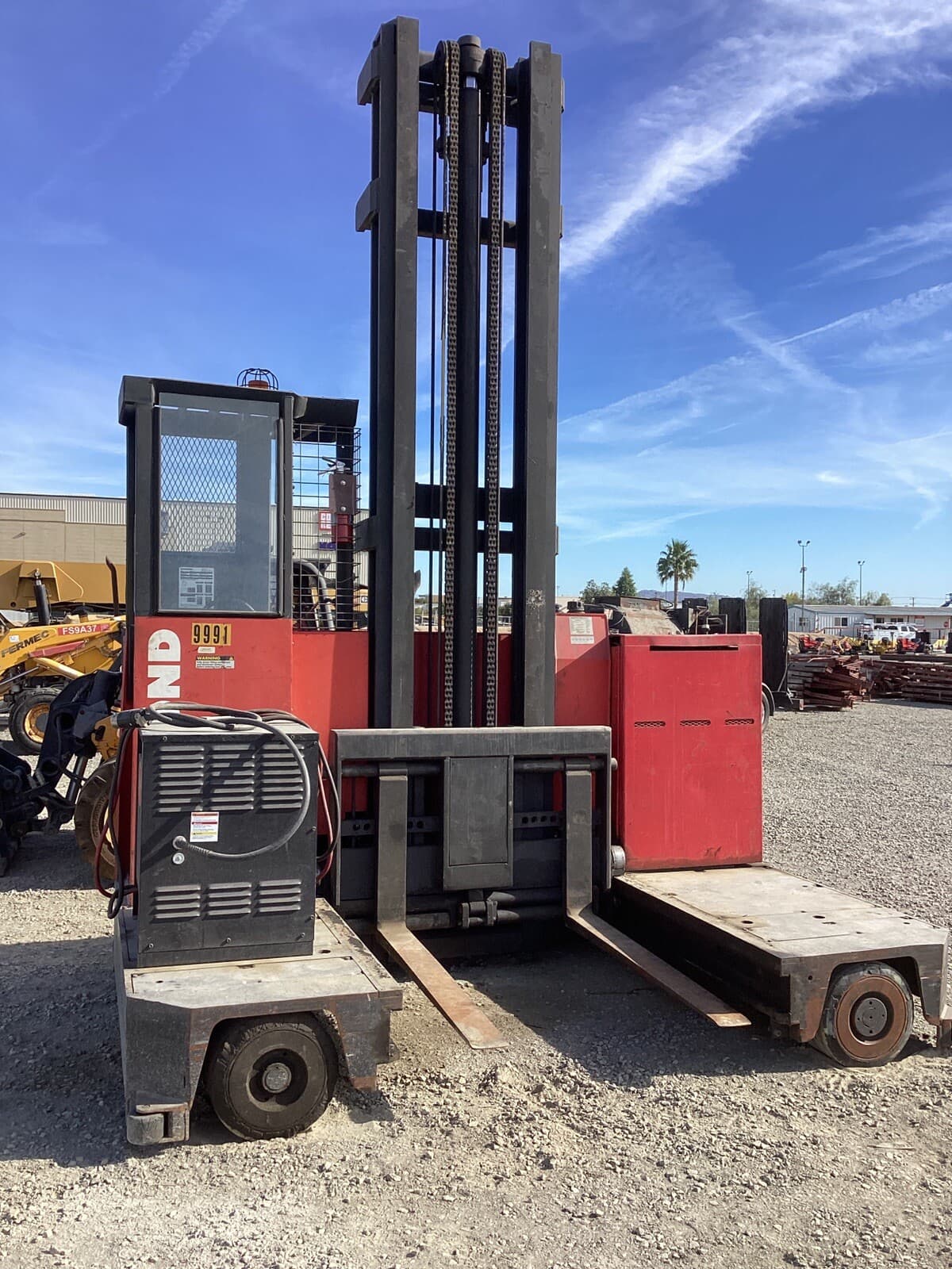 Raymond Side Loader Forklift 76SL100TN 1998 1205 Hrs Electric Warehouse Lift