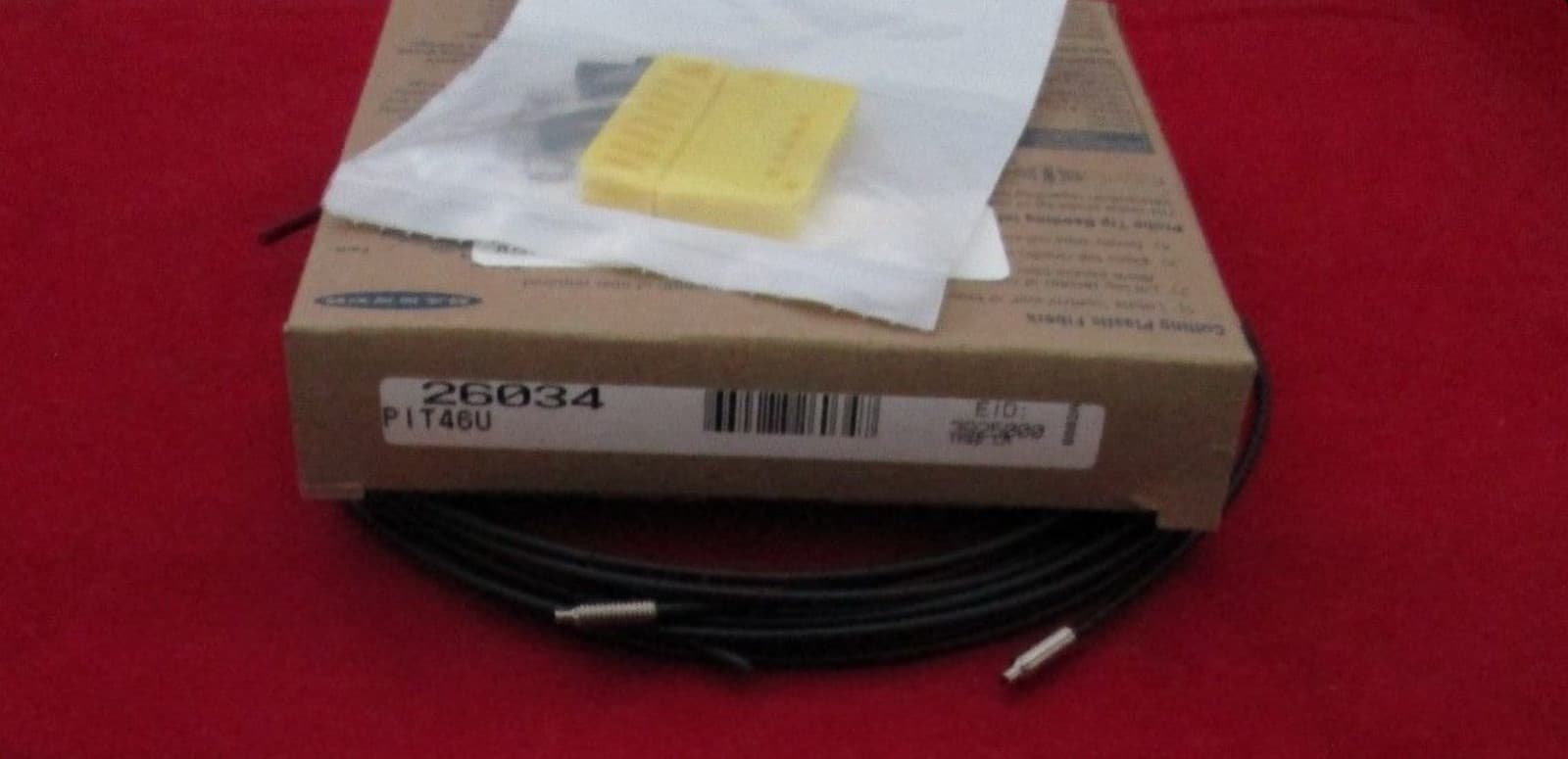 Banner PIT46U 26034 Fiber Optic Sensor new 3