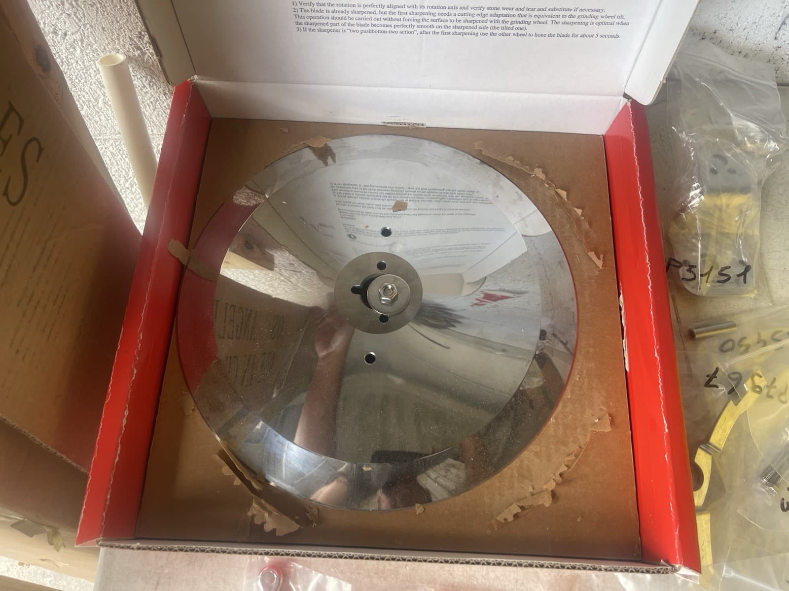 BERKEL 300 BLADE and EXTRA PARTS all BRAND NEW!!!!!!!!!!!! 5