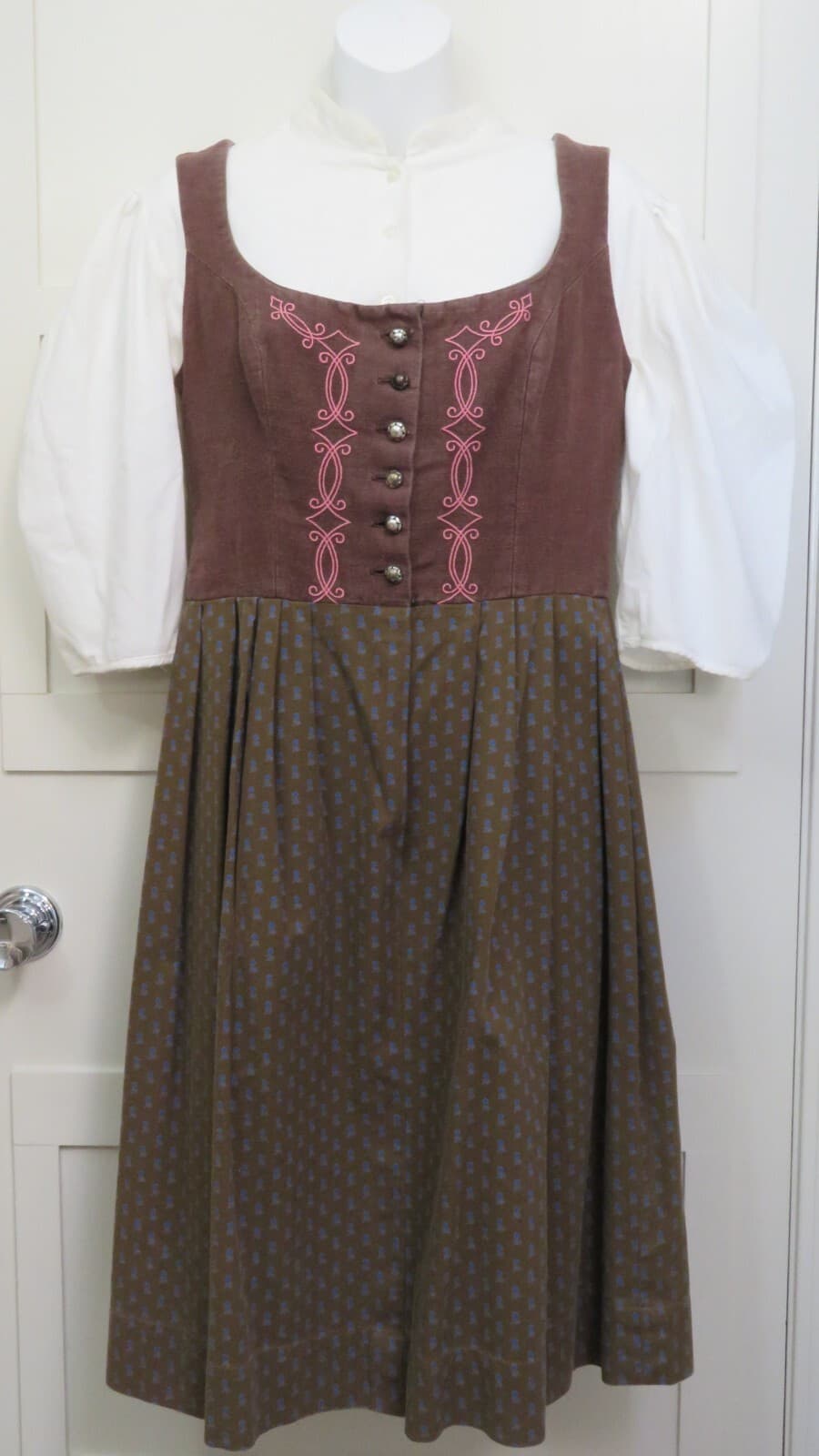 Oktoberfest Dress - Dirndl Vintage Kibek Authentic German 2 Bouses/2 Aprons 2