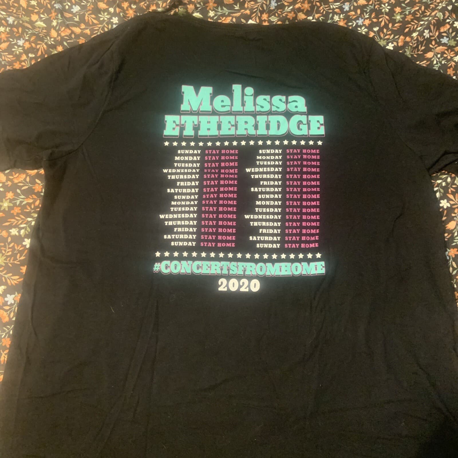 Melissa Etheridge 2020 Concert From Home T-Shirt 2XL 3