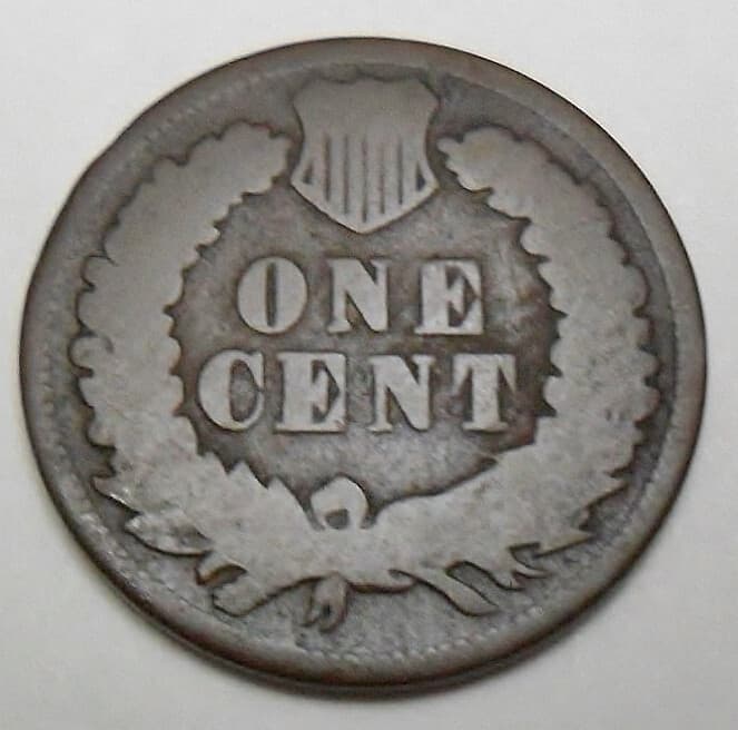1870 P Indian Head Cent / Penny  CULL 2
