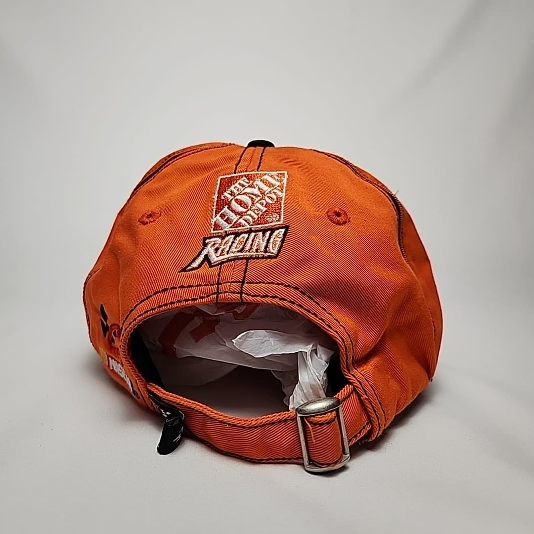 VTG Tony Stewart #20 Nascar Hat Winston Cup Champion 2002 Orange strapBack Cap 3
