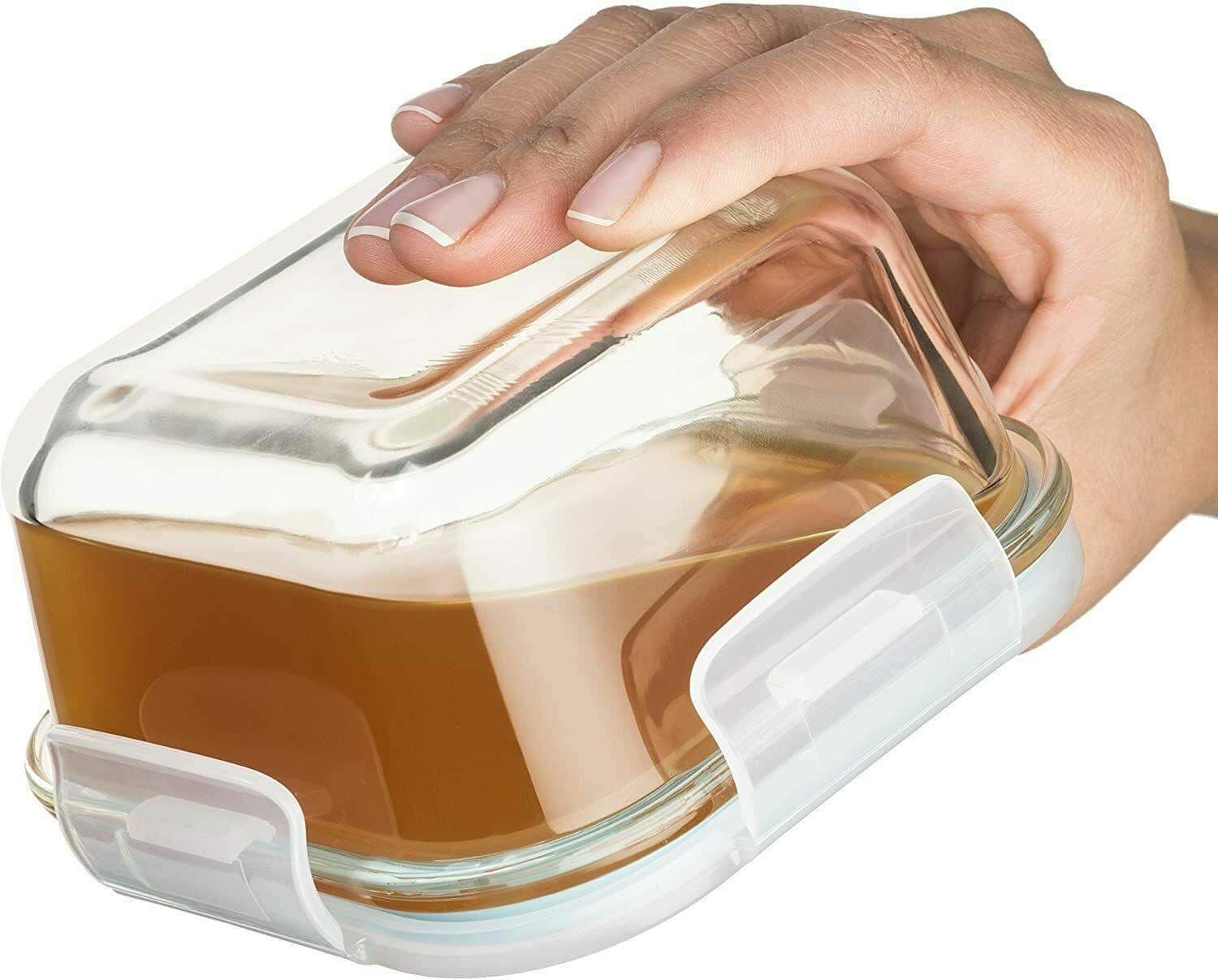 Razab Glass Food Storage Containers with Airtight Lids Microwave Safe, Set of 24 4