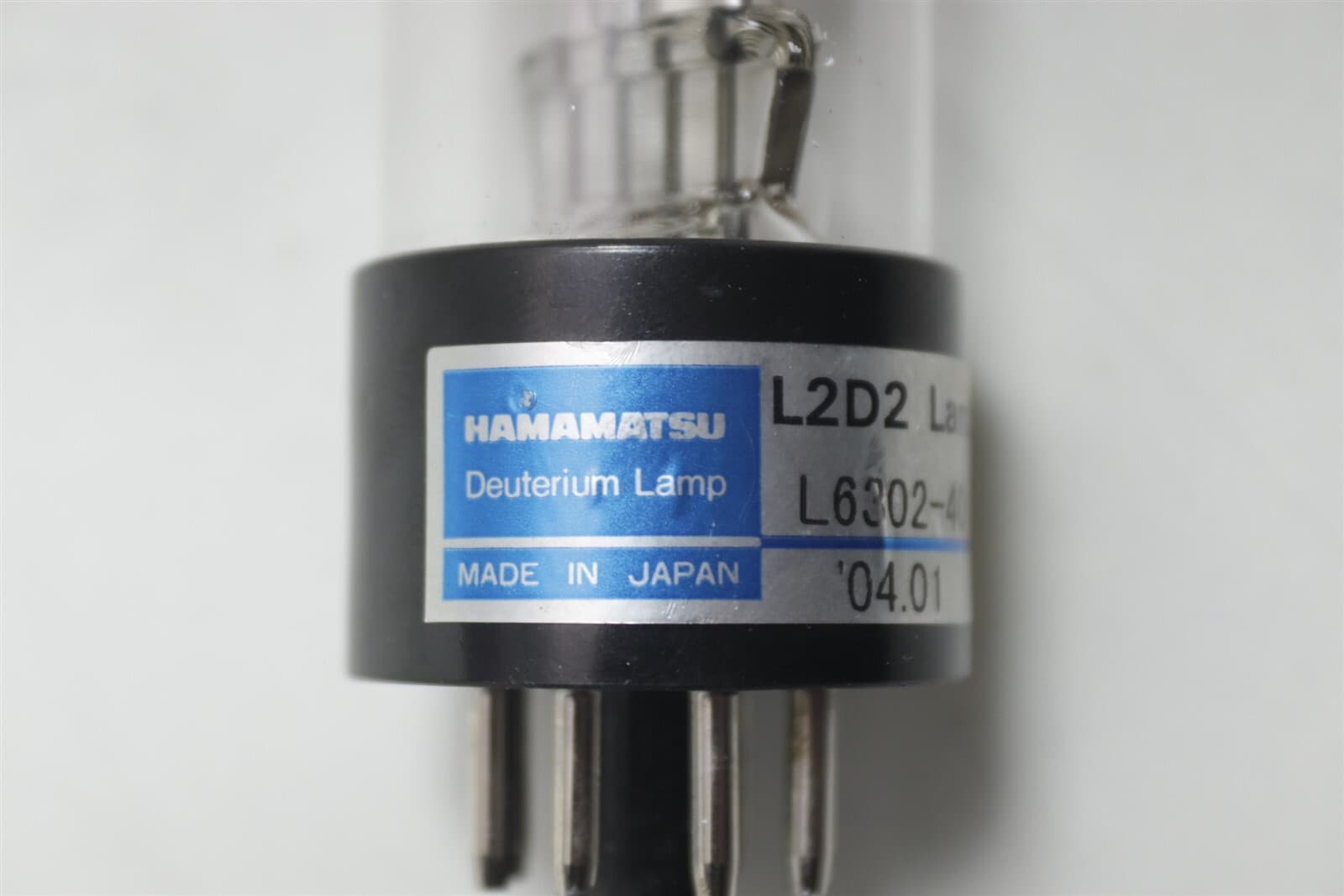 Hamamatsu L2D2 Deuterium Lamp L6302-40 Calibration Lamp 2