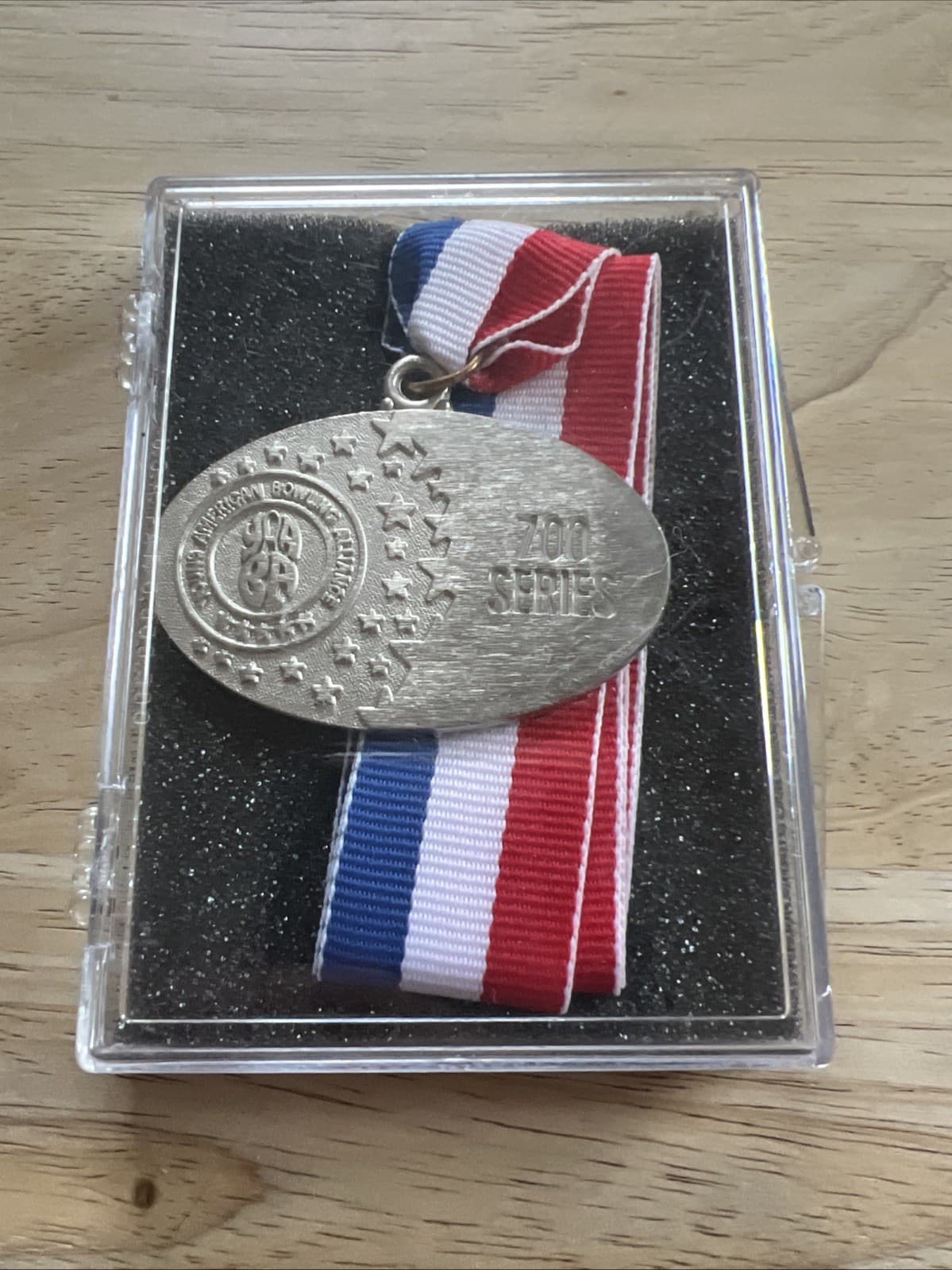 Vintage Young American Bowling Alliance 700 Series Medal And Ribbon
