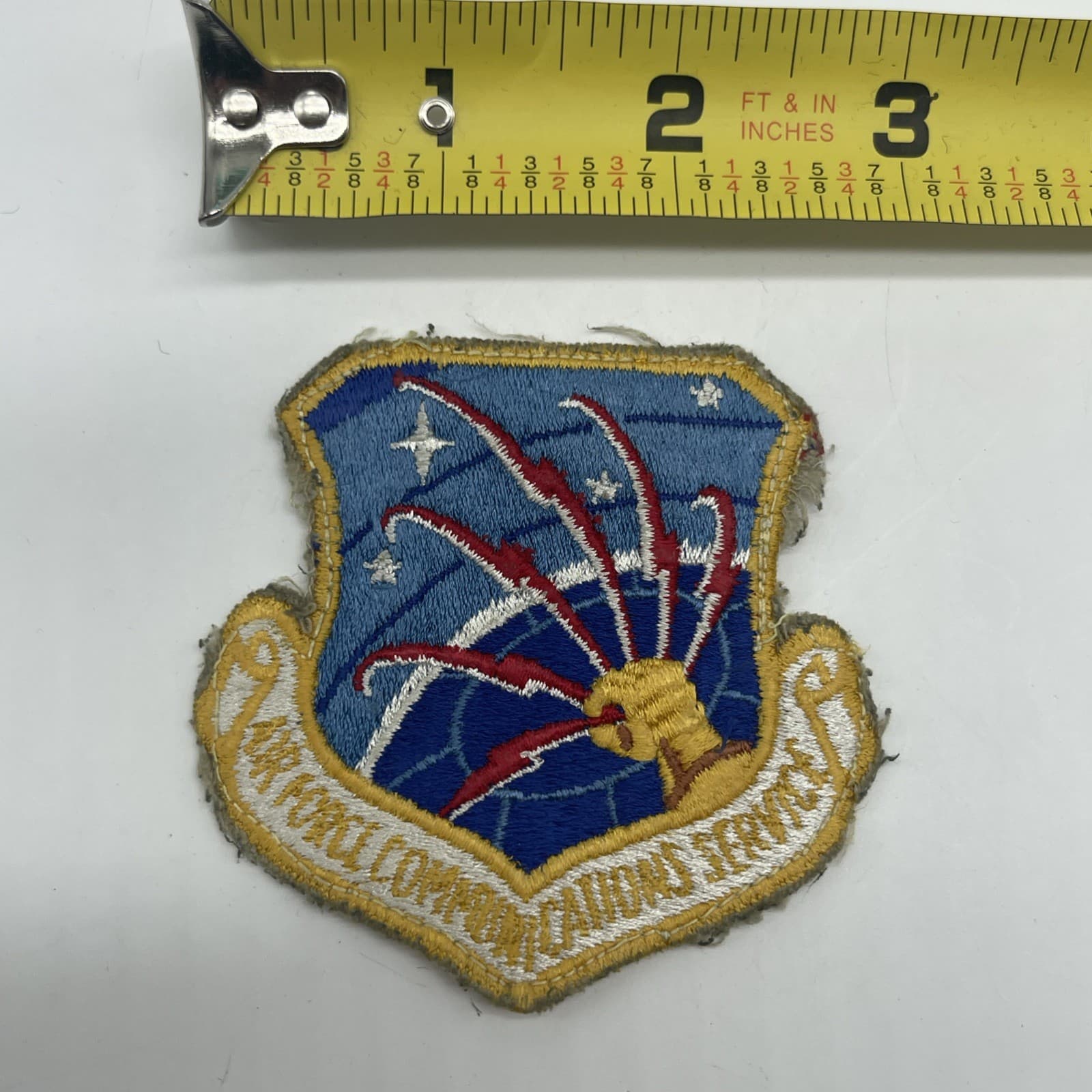 U.S. Military Air Force Communications Command Patch Insignia Full Color 3” Cut