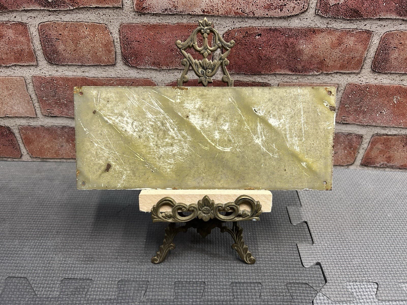 Signs Original Fence Co Sears Advertising Gas Oil Metal Vintage Antique 2