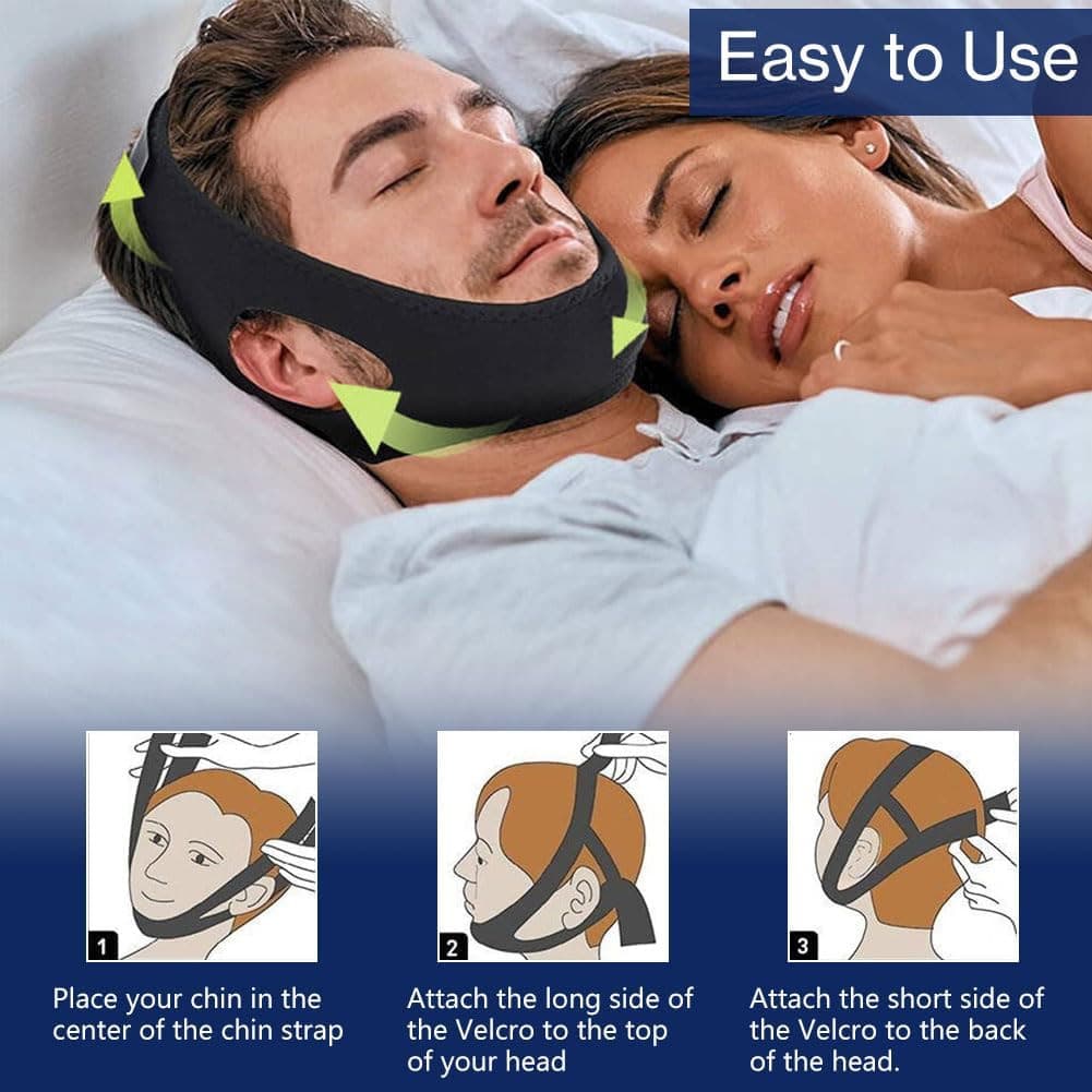 Chin Strap for Sleeping Comfortable anti Snoring Devices Stop Snoring Solution A 5