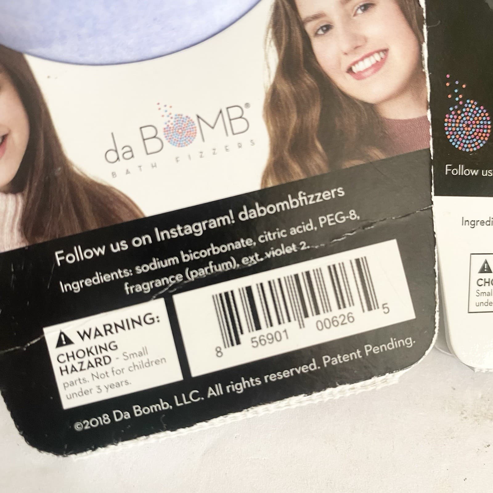 Da Bomb "F" Bomb Lavender & Flower primrose  Bath Fizzers Lot Of 2 Fun Sz 3.5oz 3