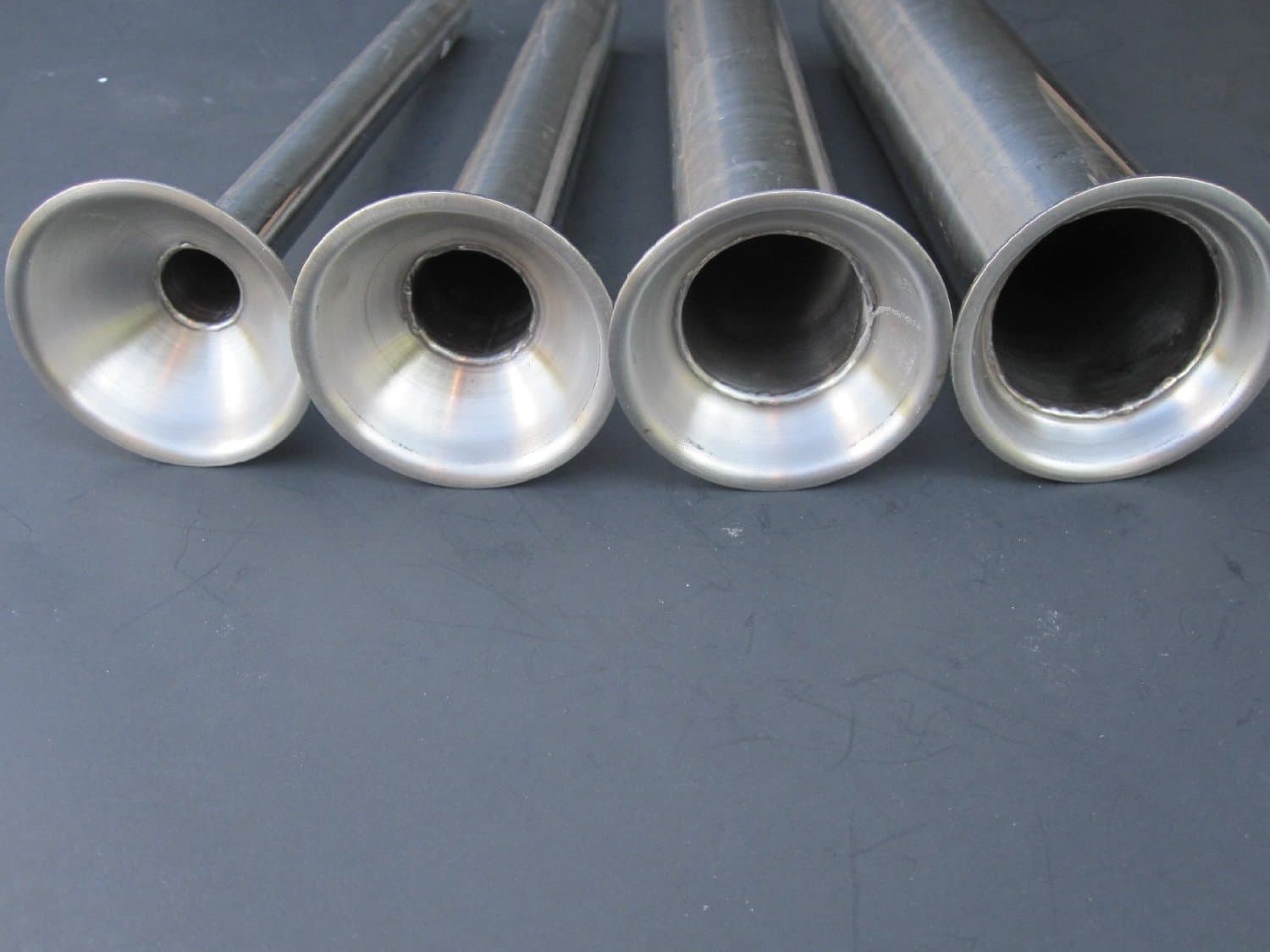 Hakka 4 Sizes Sausage Stuffer Filling Tubes Funnels Nozzles Stainless Steel 2