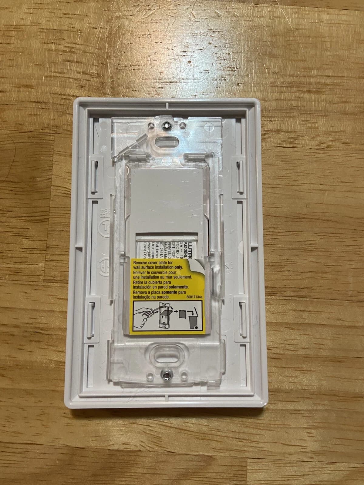 Lutron Pico PJ2-3BRL-WH Wireless Dimmer Remote Switch w Wall Mount & Bracket Kit 2