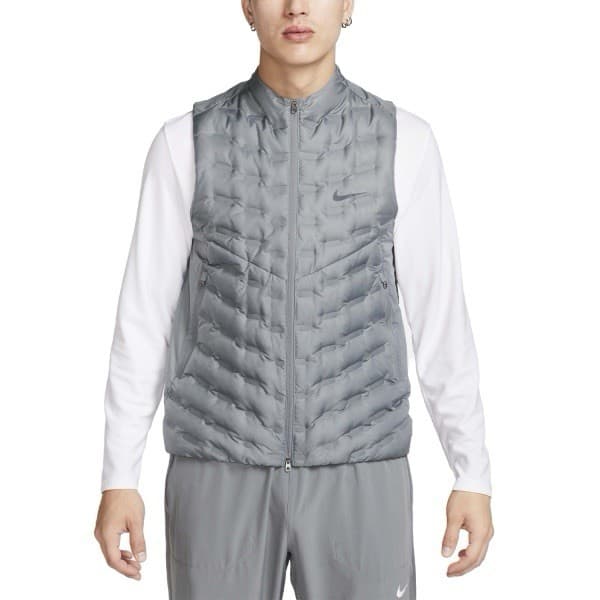 New Nike Therma-FIT ADV Repel AeroLoft Down Vest Grey Mens Size Small FB7542-084 5