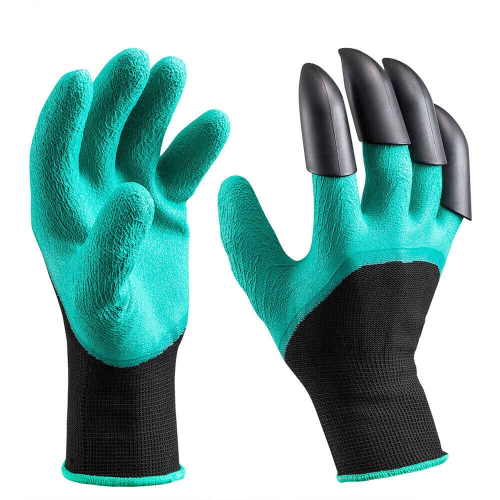 Gardening Digging Planting Pruning Tools Lawn Care 4 Claws Garden Genie Gloves 2