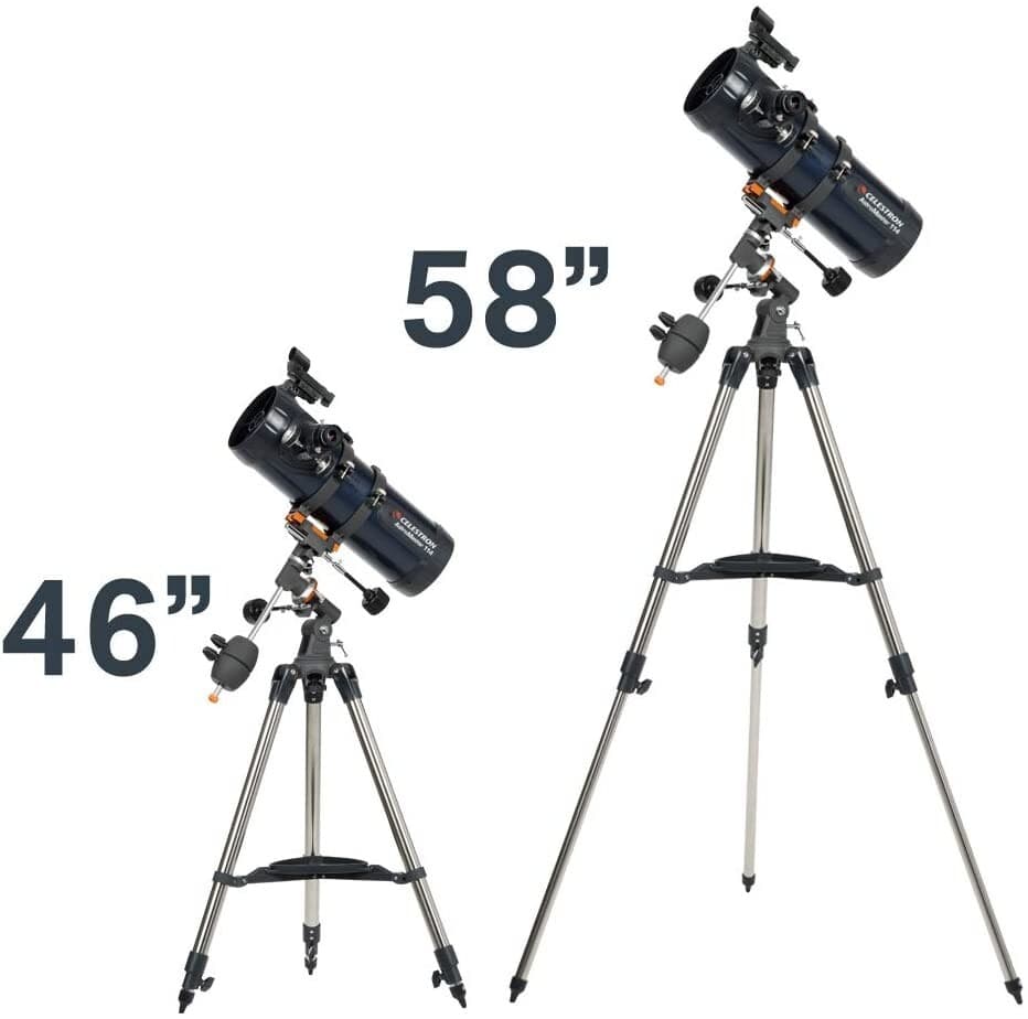 Celestron - AstroMaster 114EQ Newtonian Telescope - Fully-Coated Glass Optics 6
