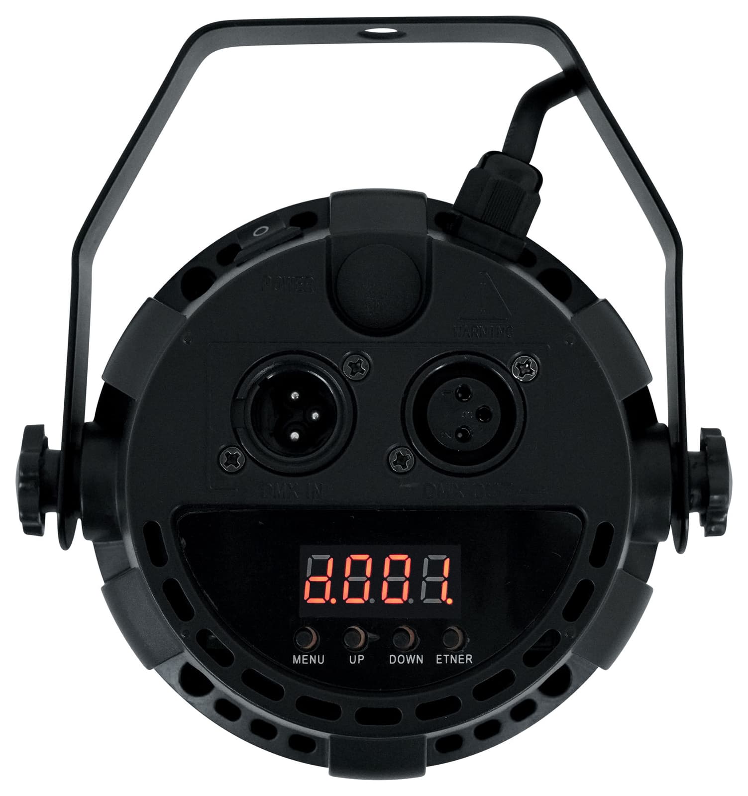 Rockville RockPAR TRI LED RGB Compact Par Can Pro DJ DMX Wash Light+Remote Black 6