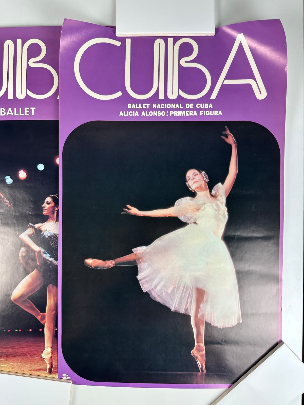 2 Vintage 1970's Josefine Mendez Jorge Esquival BALLET Posters CUBA Cuban Travel 2
