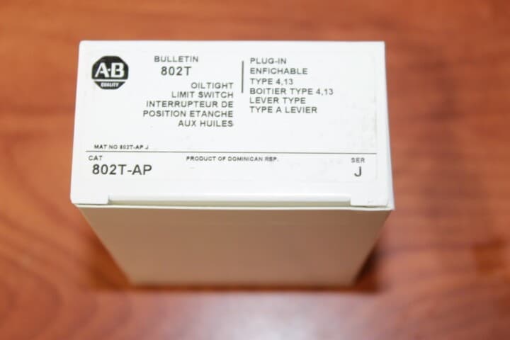 New AB 802T-AP Plug-in Oiltight Side Rotary Limit Switch Series J  US Free Tax 2