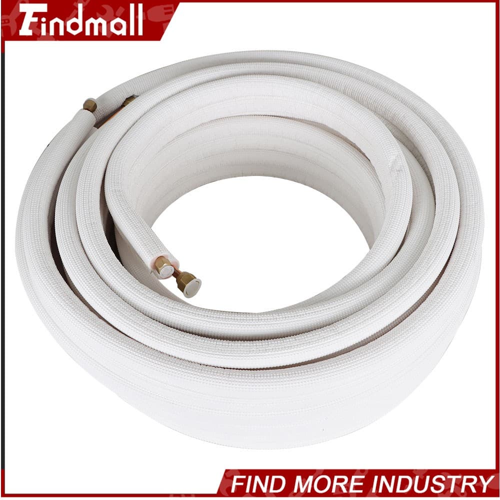 Findmall 50 Feet Mini Split Installation Kit - 1/4" & 3/8" Copper Line Set 4