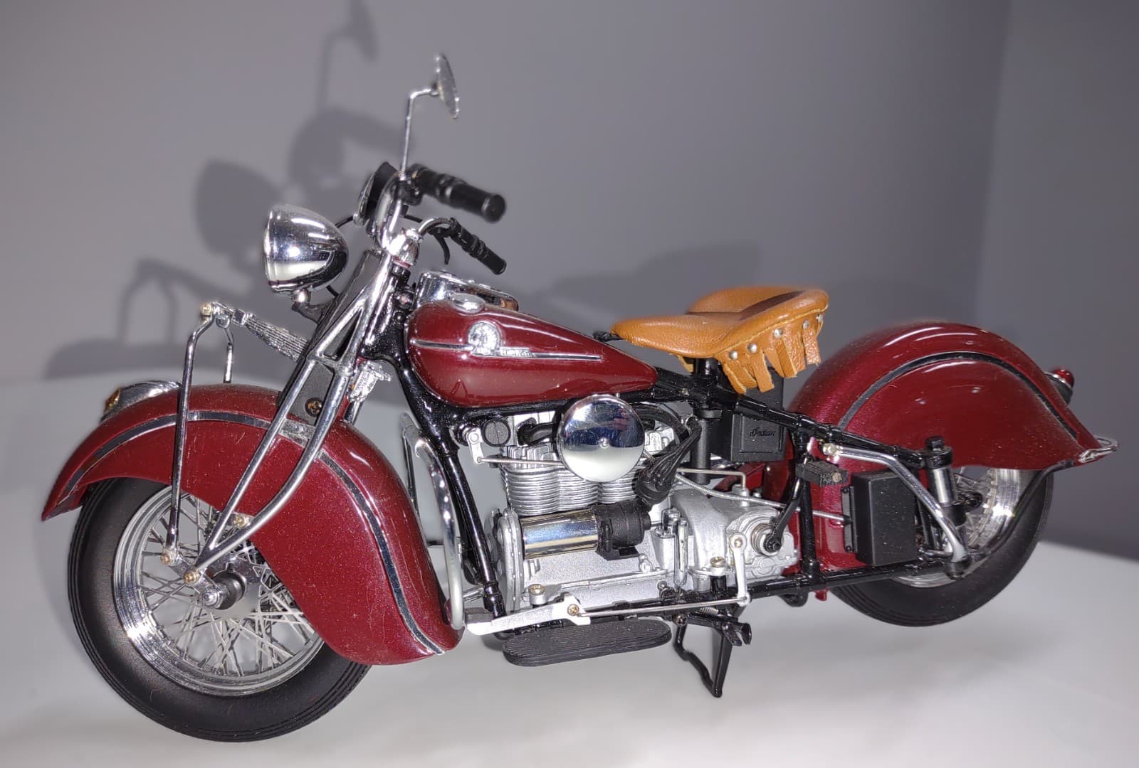Franklin Mint Precision Model 1942 Indian 442 Harley Davidson Motorcycle 3