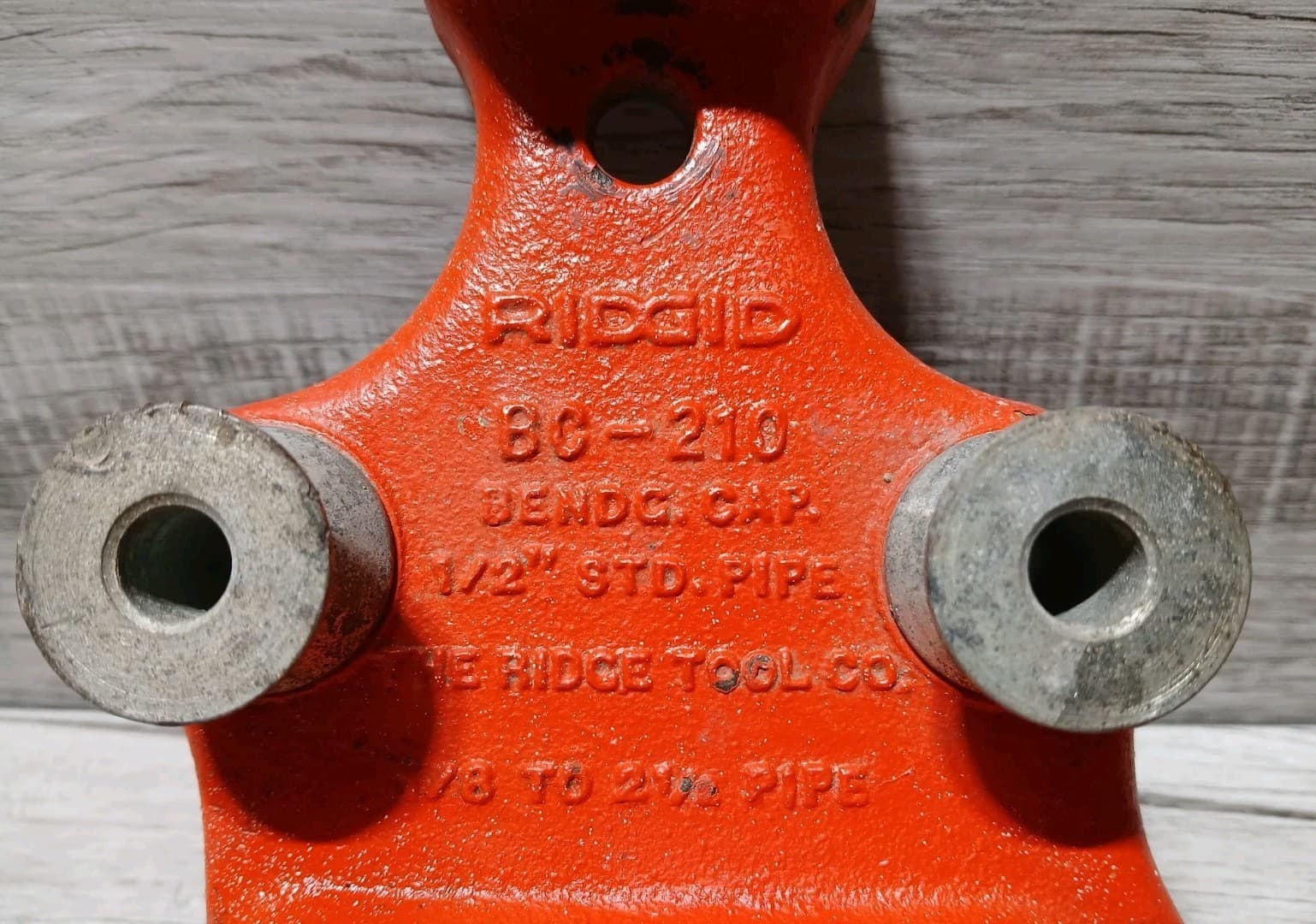 Ridgid BC-210 Bench Chain Pipe Vise 1/8" - 2 1/2" Pipe Capacity. Made in USA. 5