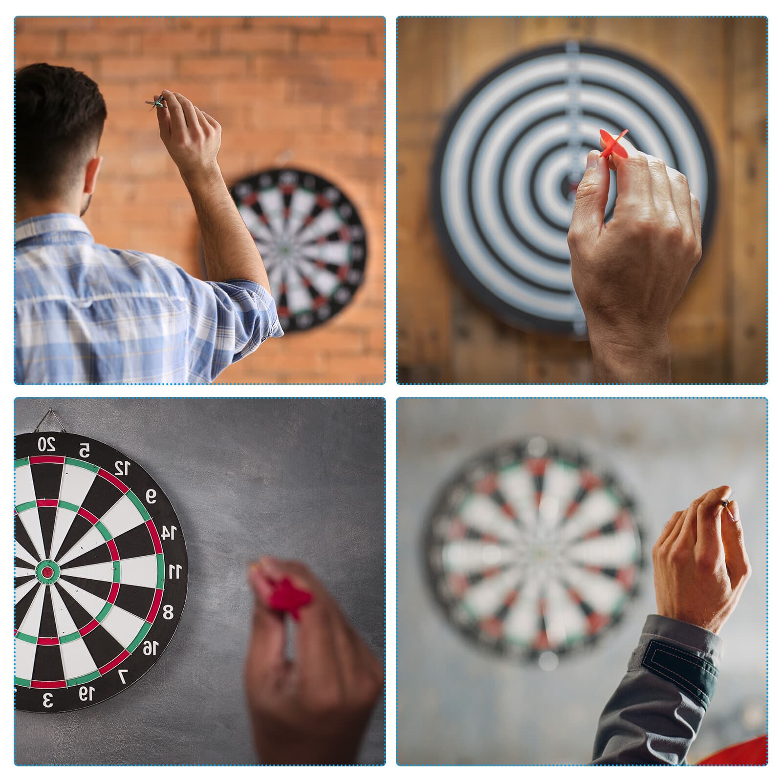 45Pcs Aluminum Dart Flight Wing Savers Protectors Dart Accessories, 5 Colors 5